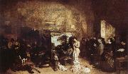 Gustave Courbet The Painter's Studio A Real Allegory oil on canvas